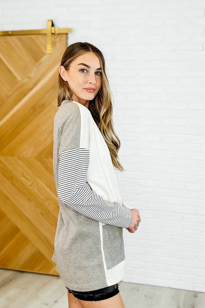 Consider it So Color Block Cardigan - Ruby Rebellion
