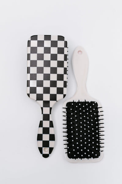 Cookies & Cream Checks Brush - Ruby Rebellion
