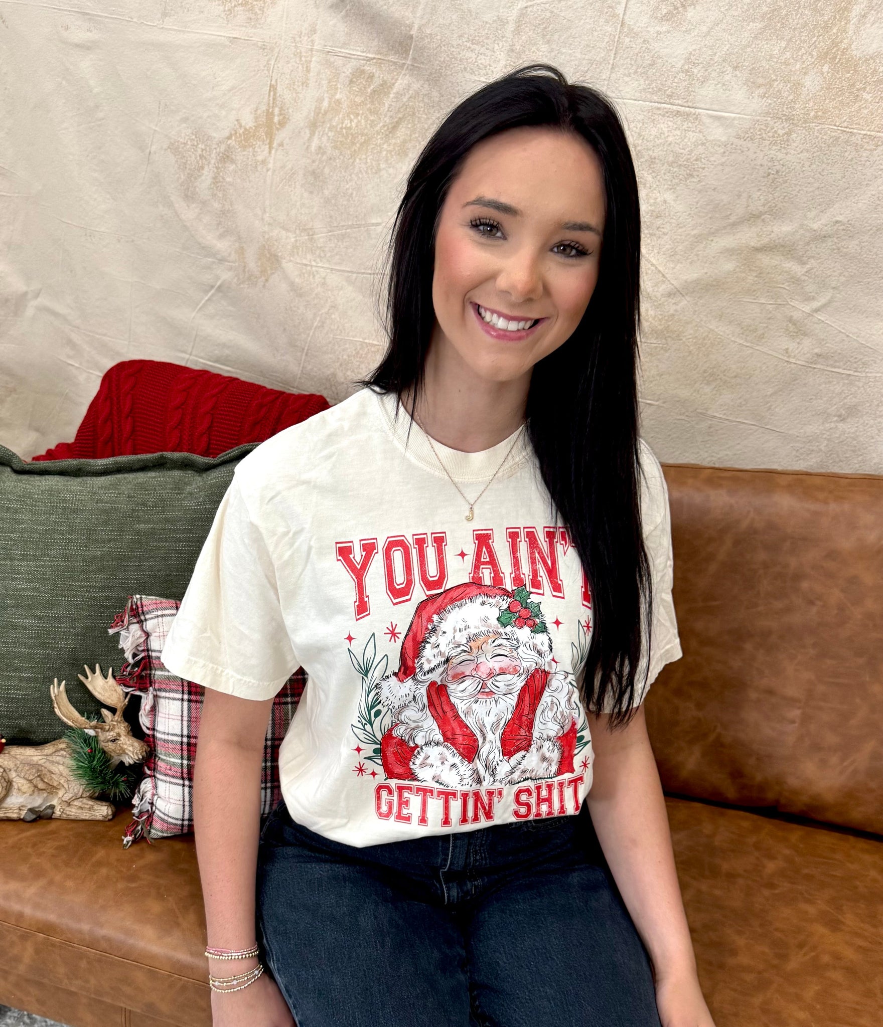 Ain't Gettin' Short or Long Sleeve Graphic Tee