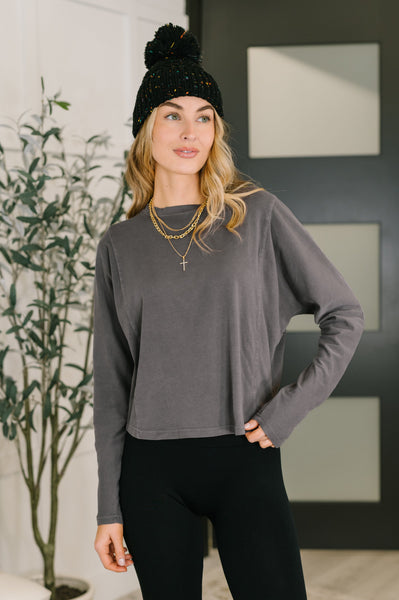 Dedicated Dolman Sleeve Top - Ruby Rebellion