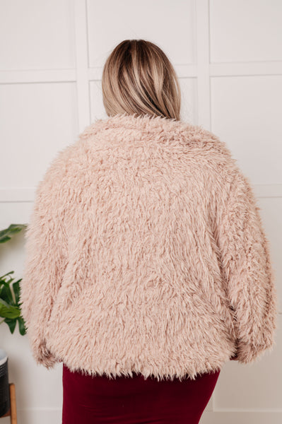 Disco Queen Faux Fur Coat - Ruby Rebellion