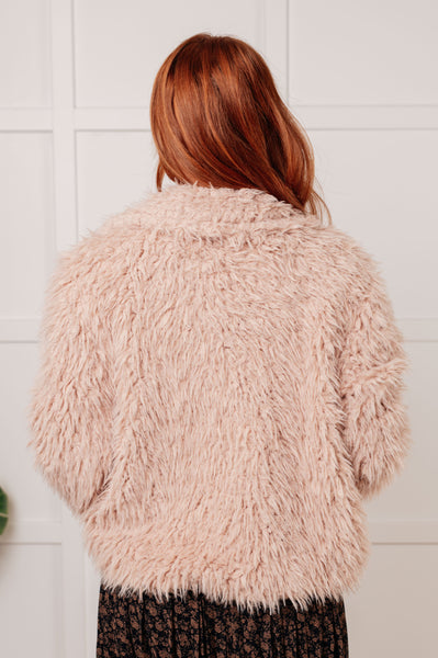 Disco Queen Faux Fur Coat - Ruby Rebellion