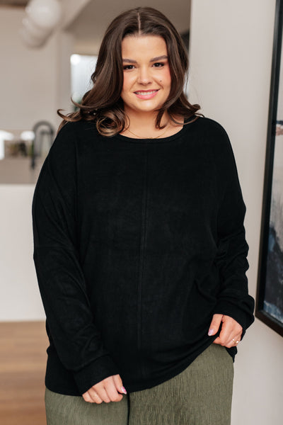 Drive Downtown Dolman Sleeve Top - Ruby Rebellion