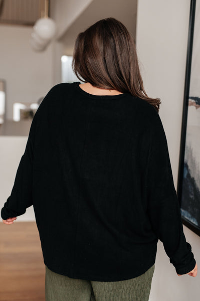 Drive Downtown Dolman Sleeve Top - Ruby Rebellion