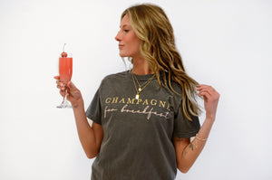 Champagne For Breakfast Tee