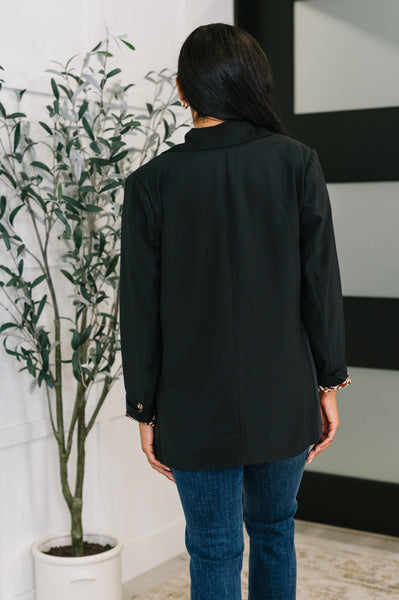 Every Day Blazer in Black - Ruby Rebellion