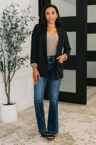 Every Day Blazer in Black - Ruby Rebellion