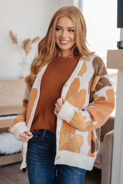 Lotta Love Knitted Sweater Top in Rust - Ruby Rebellion