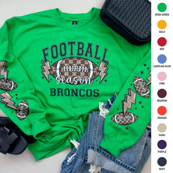 Football Custom With Football Sleeve Decal