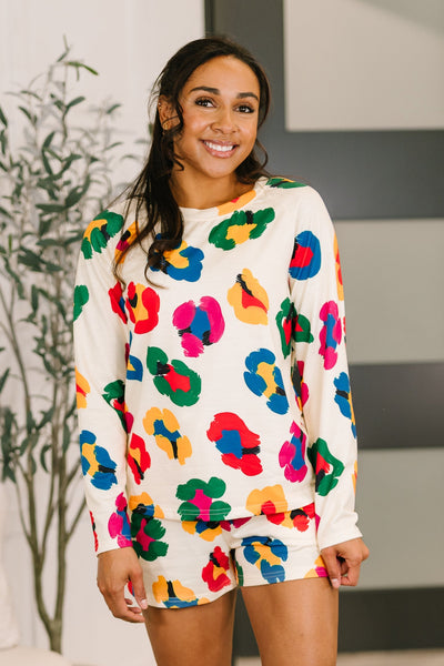 Forever Young Floral Top and Shorts Set - Ruby Rebellion
