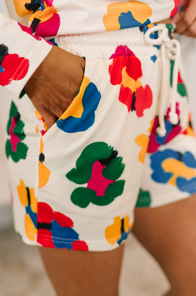 Forever Young Floral Top and Shorts Set - Ruby Rebellion