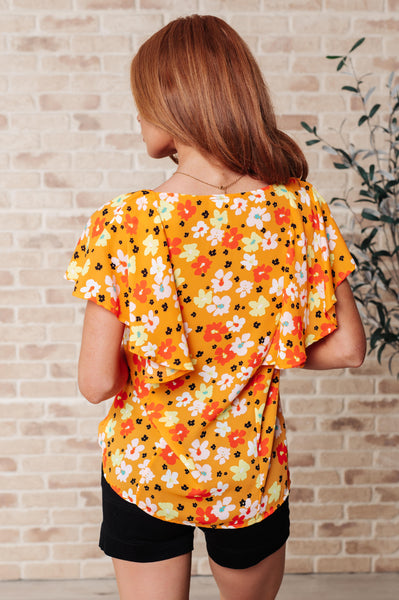 Freshly Picked Floral Top - Ruby Rebellion