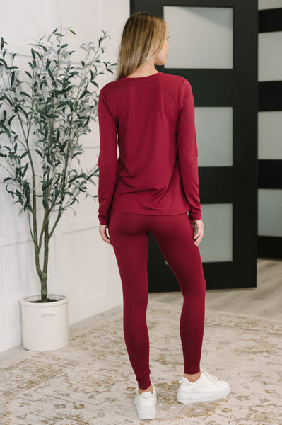 Get Me Cozy Set in Cabernet - Ruby Rebellion