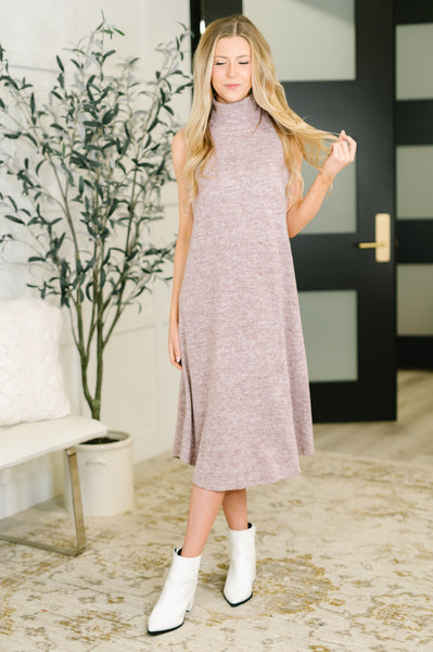 Glam Dress and Cardigan Set in Wine - Ruby Rebellion