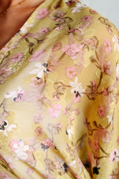Go Anywhere Floral Kimono - Ruby Rebellion