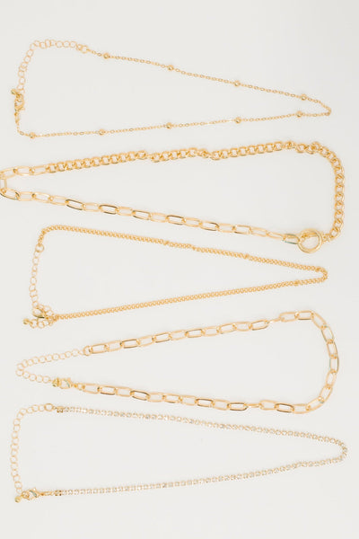 Golden Hour Links Everyday Set in Gold - Ruby Rebellion