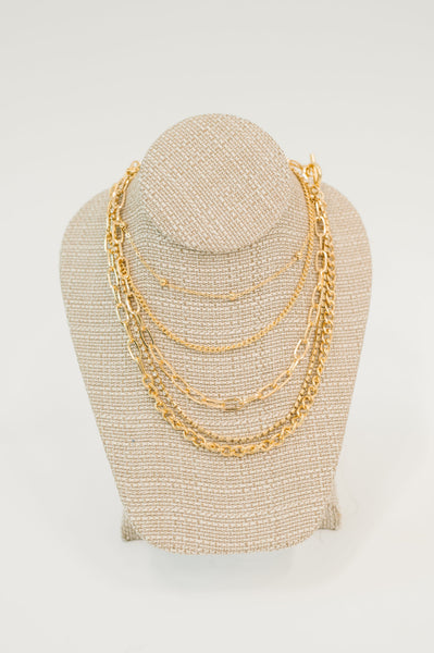 Golden Hour Links Everyday Set in Gold - Ruby Rebellion