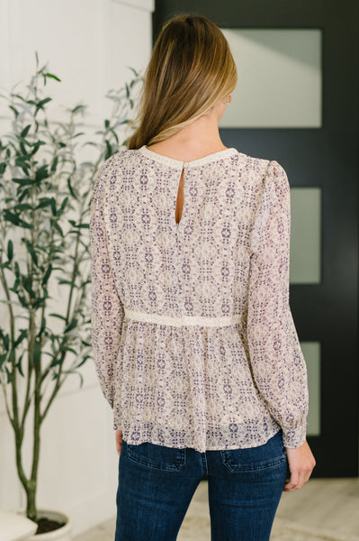 Gorgeous Girl Floral Peplum Blouse - Ruby Rebellion