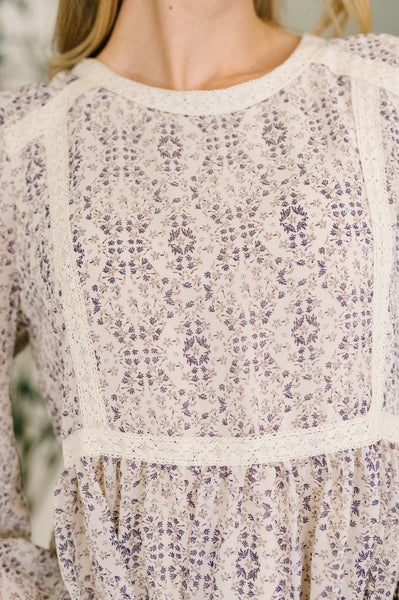Gorgeous Girl Floral Peplum Blouse - Ruby Rebellion