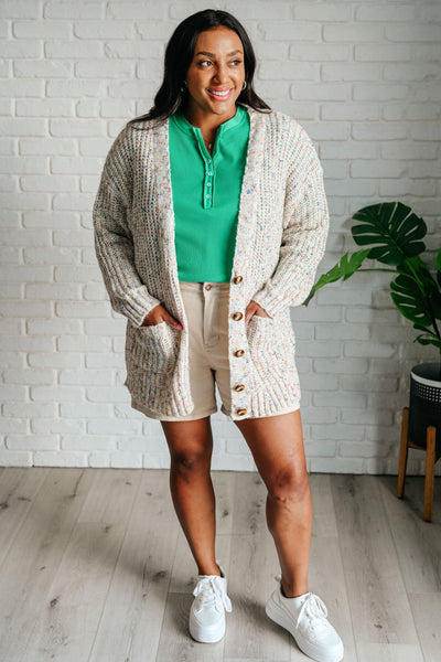 Greensleeves Waffle Knit Henley - Ruby Rebellion