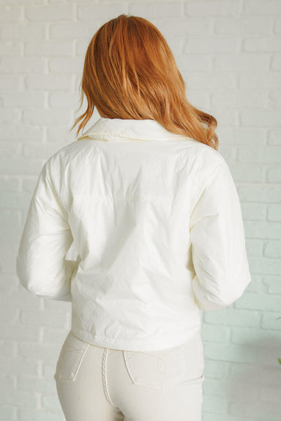 Hear Me Out Lightweight Puffer Jacket - Ruby Rebellion
