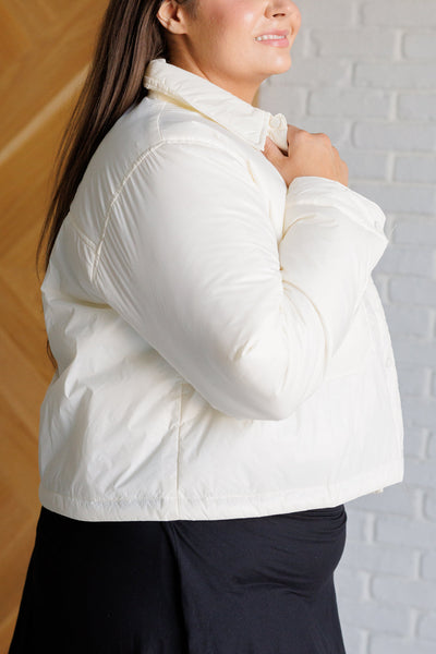 Hear Me Out Lightweight Puffer Jacket - Ruby Rebellion