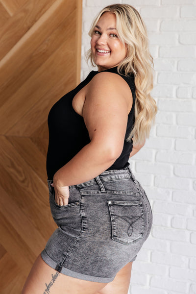 Higher and Higher Ribbed Zip Up Bodysuit - Ruby Rebellion
