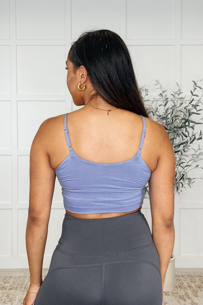 Hot Yoga Tank in Blue Hyacinth - Ruby Rebellion