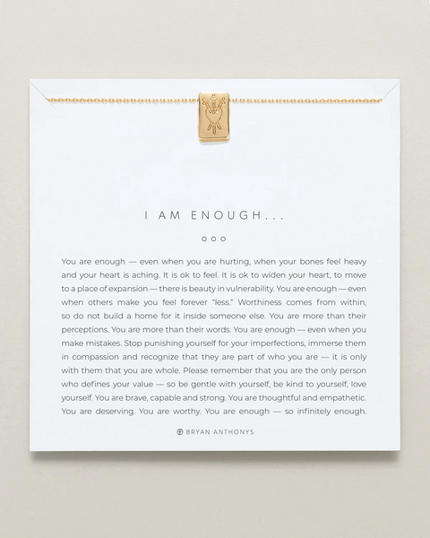 I Am Enough Icon Necklace