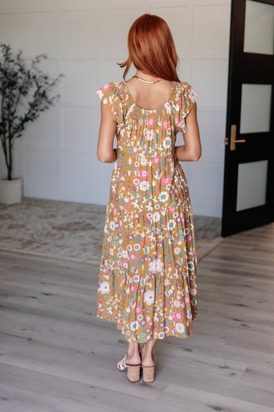 I Done It Good Flutter Sleeve Dress - Ruby Rebellion