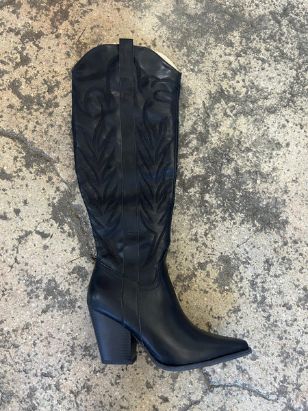 Bronco Knee High Cowboy Boots