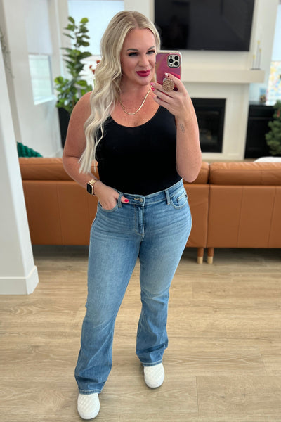 Monroe High Rise Classic Bootcut Jeans - Ruby Rebellion