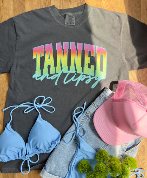 Tanned & Tipsy Tee