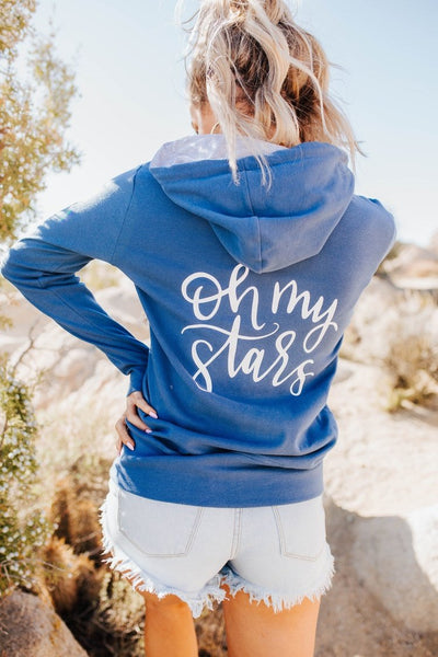 Ampersand Ave FullZip Sweatshirt - Oh My Stars
