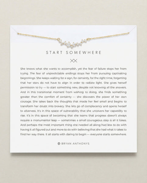 Start Somewhere Necklace
