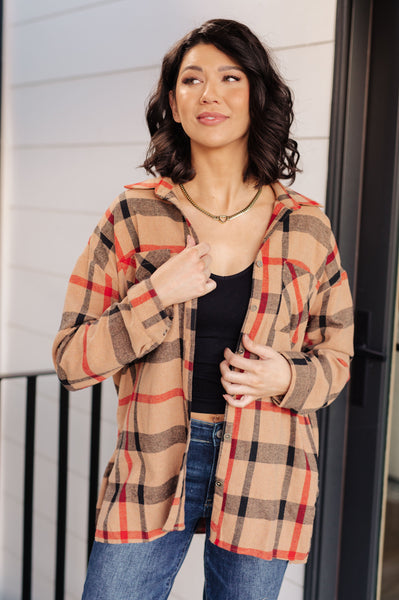 Is It Really Oversized Plaid Button Up - Ruby Rebellion