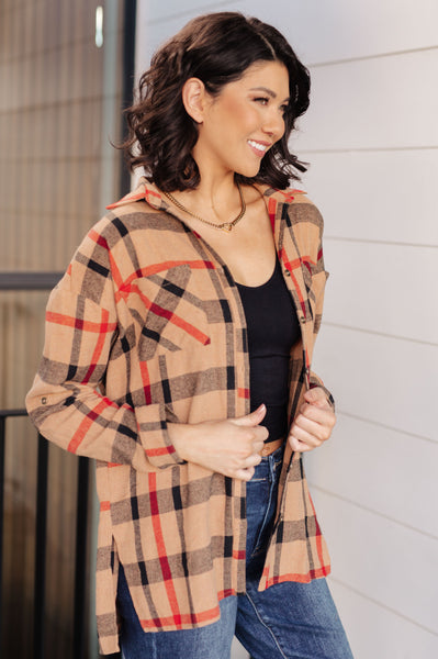 Is It Really Oversized Plaid Button Up - Ruby Rebellion