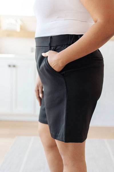 Know Better High Waisted Shorts - Ruby Rebellion