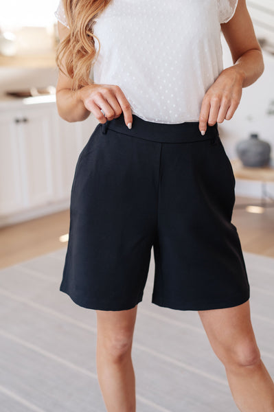 Know Better High Waisted Shorts - Ruby Rebellion
