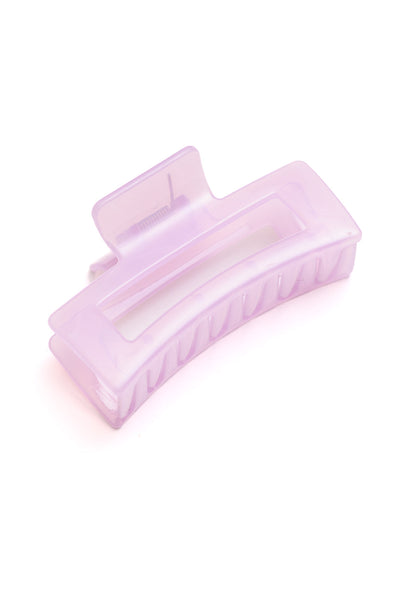 Large Jelly Claw Clip Set of 4 - Ruby Rebellion