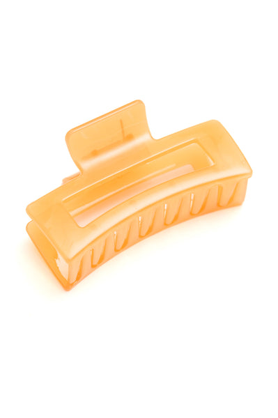 Large Jelly Claw Clip Set of 4 - Ruby Rebellion