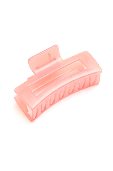 Large Jelly Claw Clip Set of 4 - Ruby Rebellion