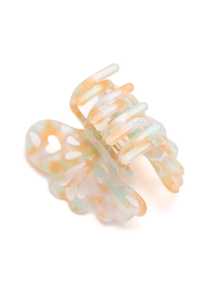 Large Jelly Claw Clip Set of 4 - Ruby Rebellion
