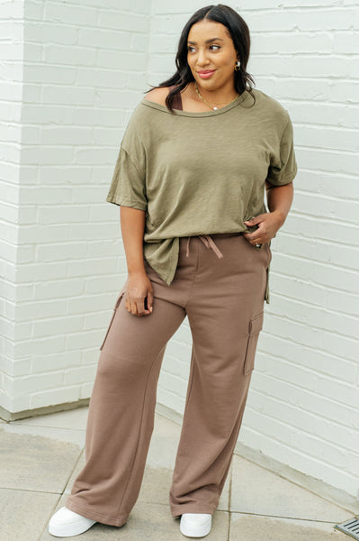 Let Me Live Relaxed Tee in Army - Ruby Rebellion