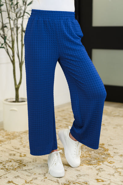 Listen Intently Textured Top and Pants Set - Ruby Rebellion