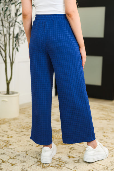 Listen Intently Textured Top and Pants Set - Ruby Rebellion