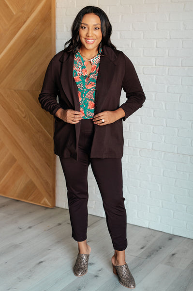 Lizzy Top in Teal Snake Print - Ruby Rebellion