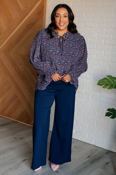 Magic Wide Leg Pants in Navy - Ruby Rebellion