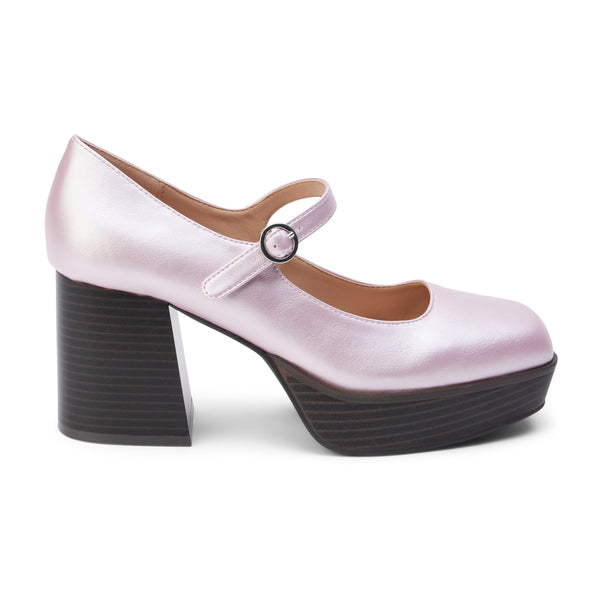 Matilda Platform Heel - Ruby Rebellion