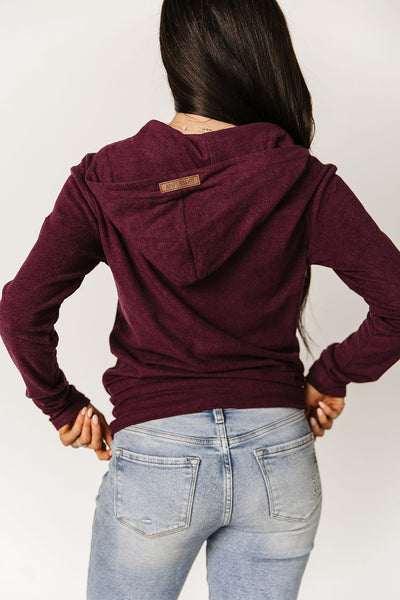 Performance Fleece FullZip Sweatshirt - Velvet Plum